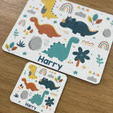 Personalised Childrens Placemat & Coaster Set